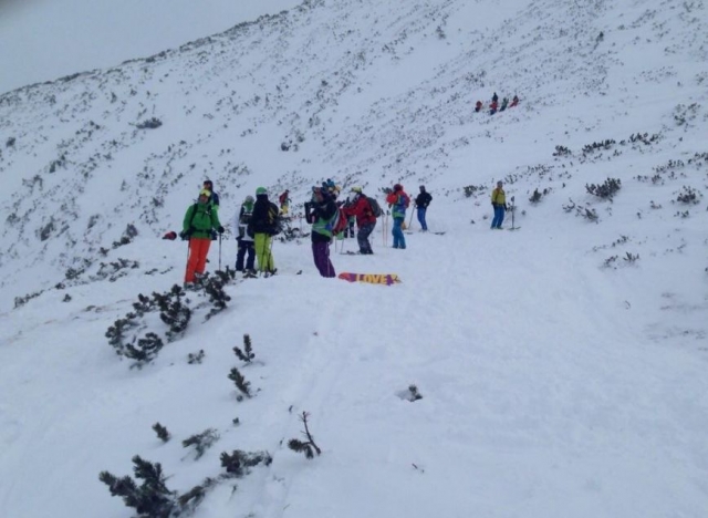 una giornata di snowboard 